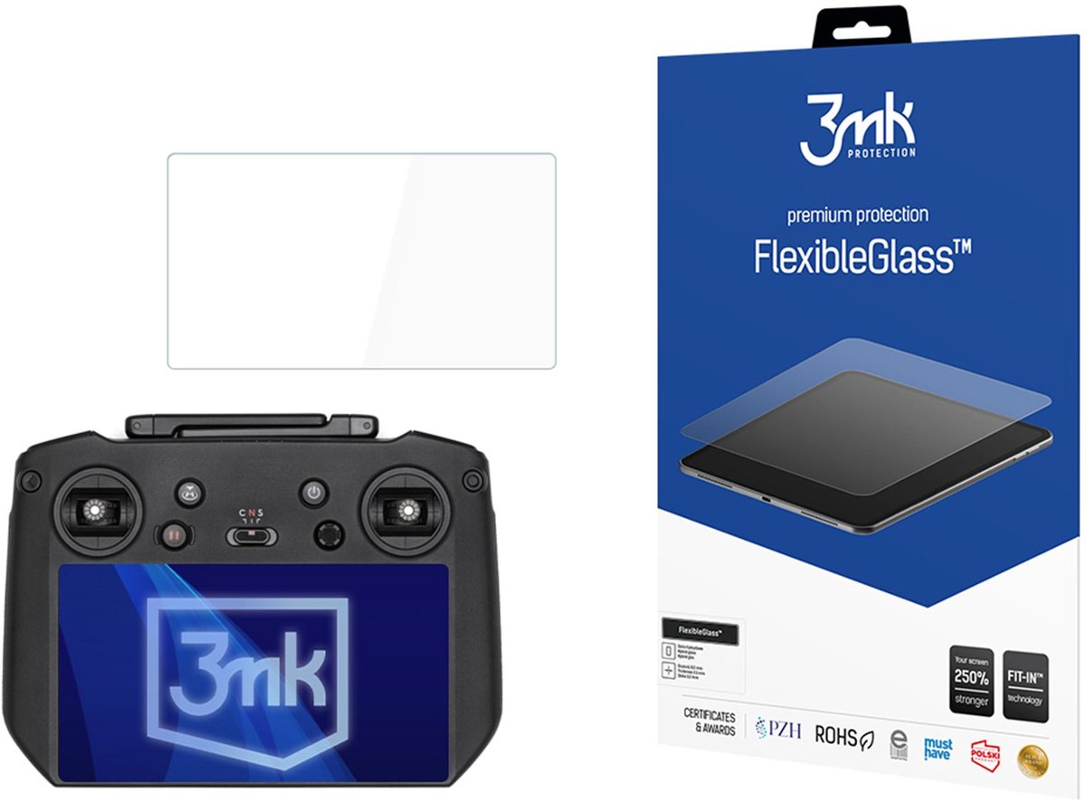3Mk Flexibel Glas Voor Dji Rc Pro 2 Schermbescherming, Krasvrij Tot 8,3 Inch.