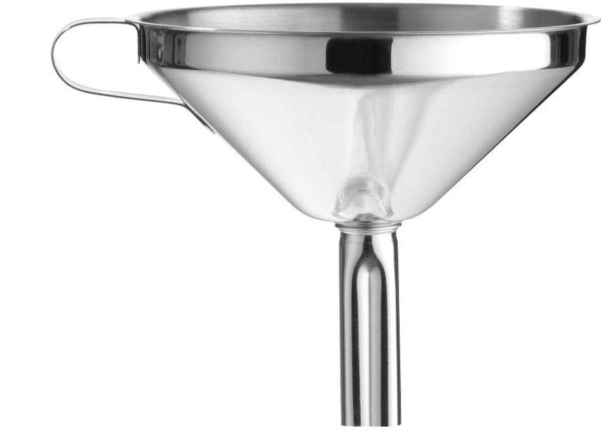 Keuken Trechter - Vultrechter - Vloeistoffen Overgieten - Vaatwasserbestendig - 120mm Diameter - Zilverkleurig