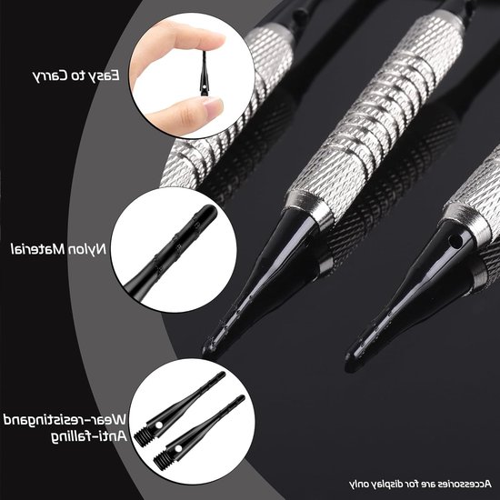 2BA Soft Tip Dart Points 200 Stuks - Zachte Punt Darts Accessoire voor Precisie en Prestaties — afbeelding 2