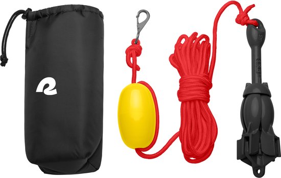 Retrospec Anker - Voor Supboards, Kayaks & Docks - Inclusief Touw, Boei en Waterdichte Tas - SUP - Zwart — afbeelding 2