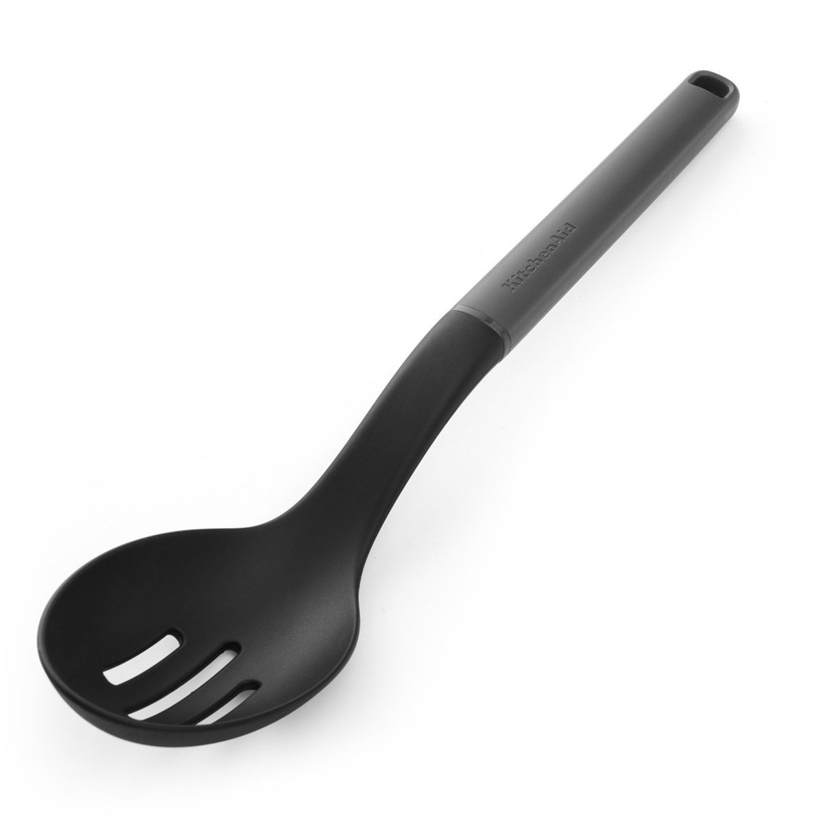 Serveerlepel met Sleuven, 34 cm, Kunststof/Nylon, Grijs - KitchenAid