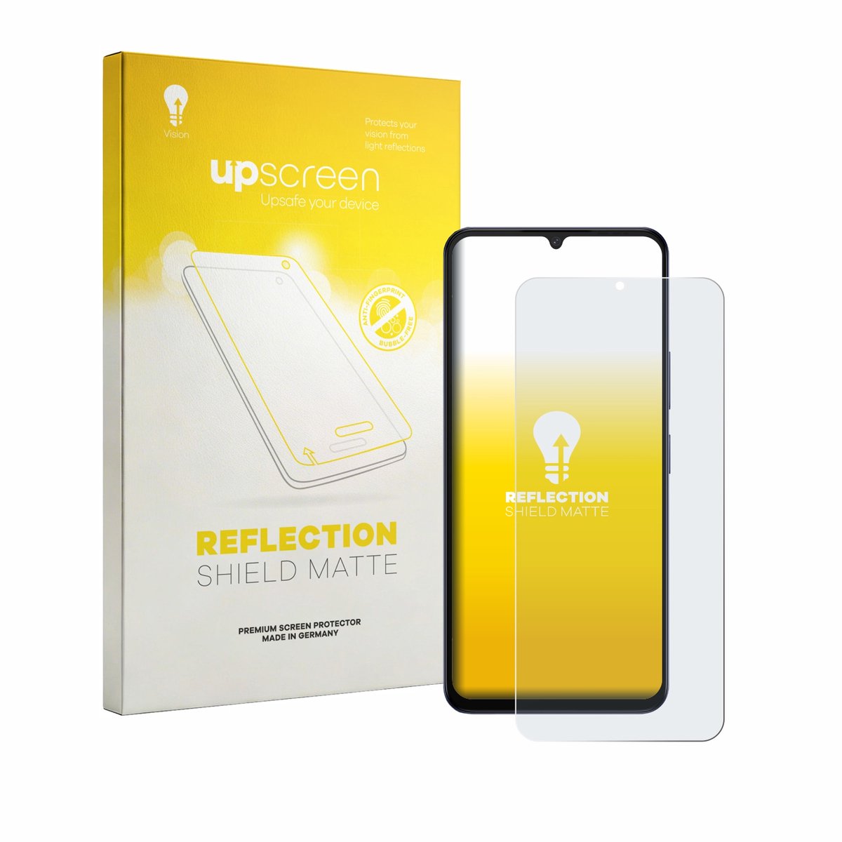 upscreen - Screenprotector voor Itel Zeno 200 - Folie Beschermfolie anti glare matte