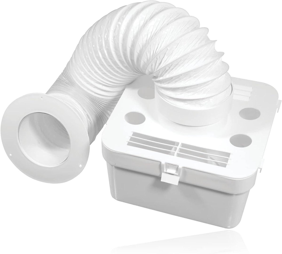 Condensator Kit Droger Ontluchting Droger Binnen Ventileren Universele Adapters 1.5 Meter Slang Wit