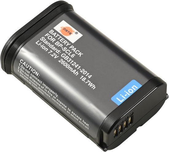 DMW-BMB9E accu Panasonic Lumix camera 1500mAh lithium-ion batterij vervangt originele batterij