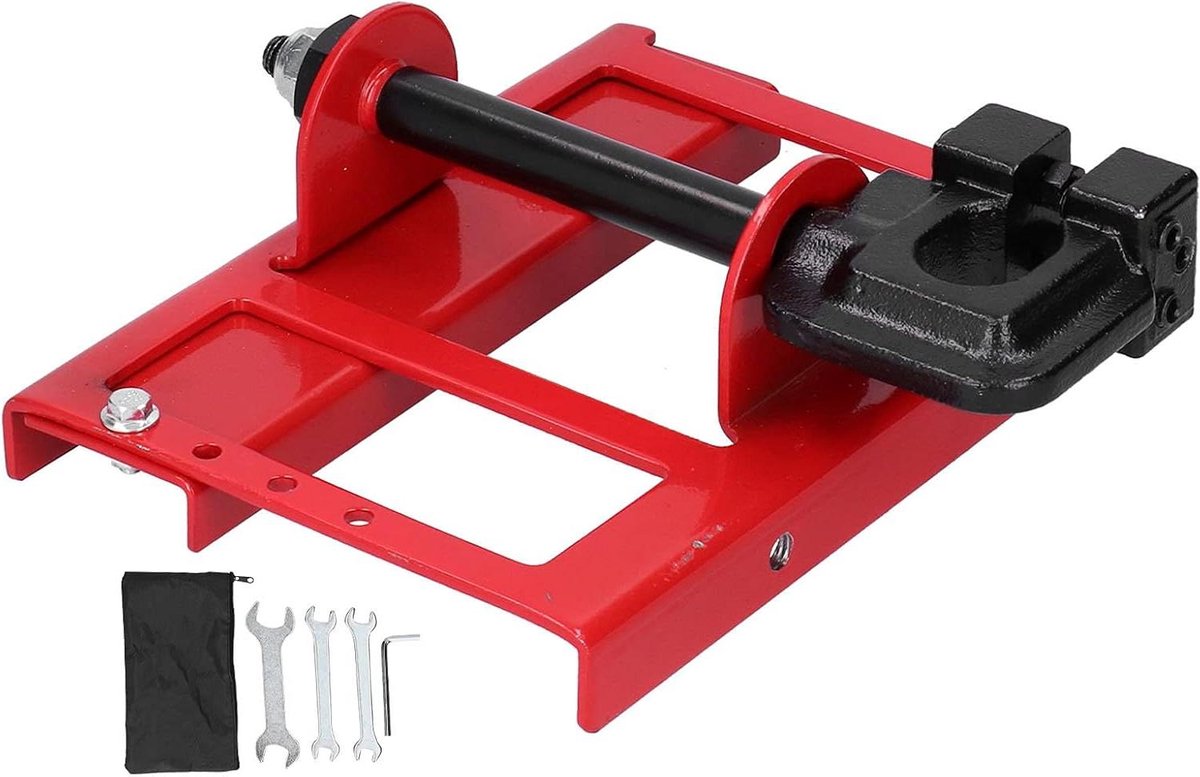 Kettingzaag Mol - Houtzager Gids - Planken Zagen - Verstelbare Klem - Tot 15cm Breed - Zwart
