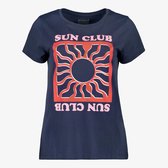 TwoDay dames T-shirt met opdruk donkerblauw - Maat 3XL