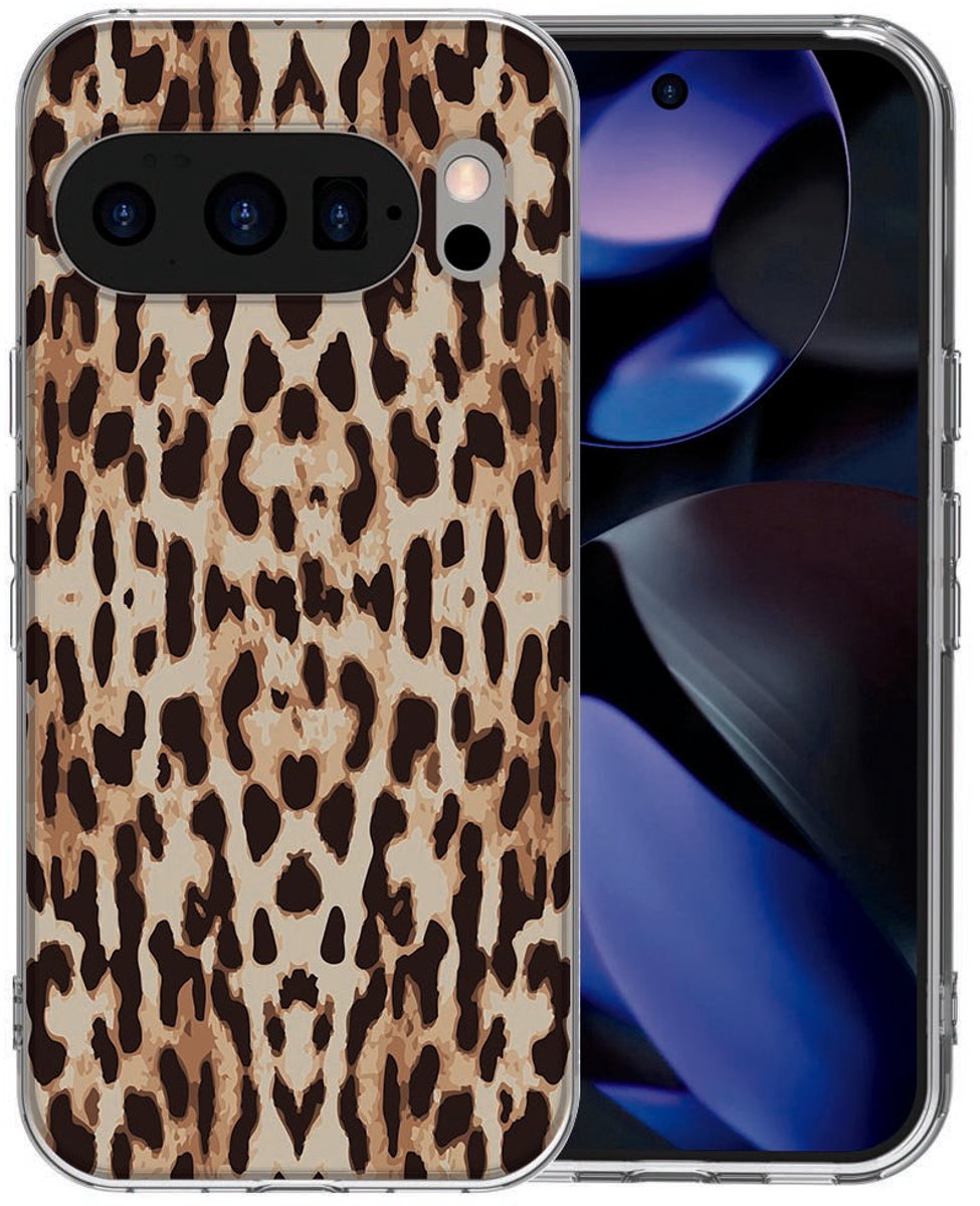 Google Pixel 10 / 10 Pro TPU hoesje Leopard