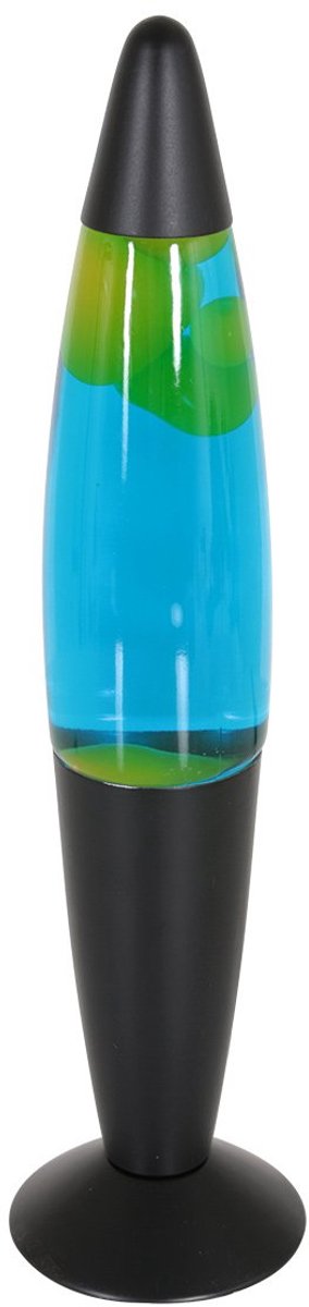Mexlite Volcan Lavalamp Zwart/Blauw