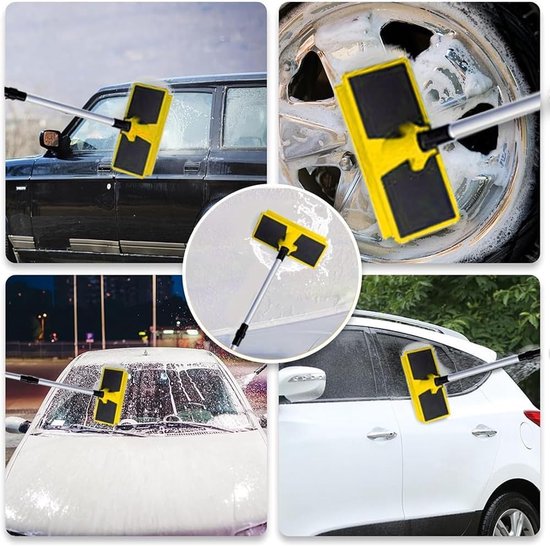 Wasborstel met Telescopische Steel - Autoborstel - Waterdoorvoer — afbeelding 2