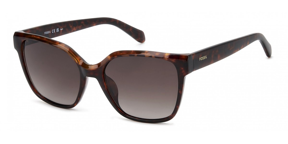 Fossil FOS 3170/G/S Havana 55/18/145 WOMAN Zonnebrillen
