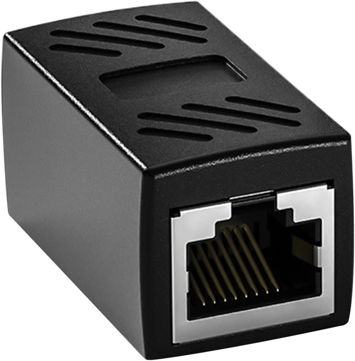 Ethernet Extender Adapter - Kabel Verlenging - Netwerk Uitbreiden - Verbeterde Signaaloverdracht - 36 cm - Zwart