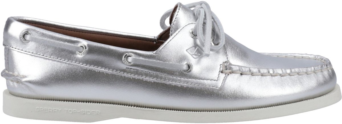 Sperry Authentiek Origineel 2 OOG | Zilver - FW Boat Shoes - Maat 37.5 -