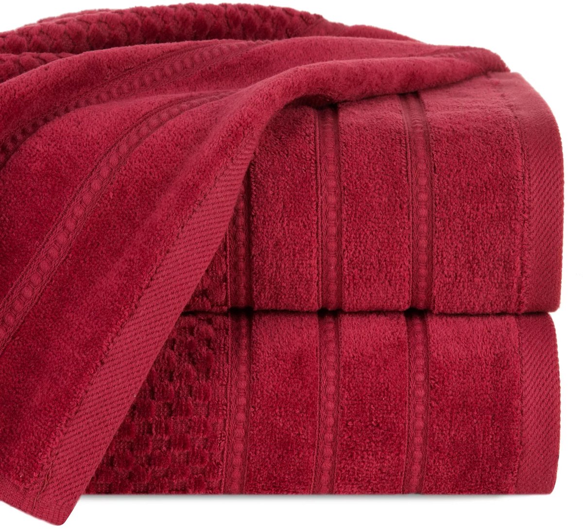 Luxe Katoenen Badhanddoek 70x140cm - 500 g/m² - Rood