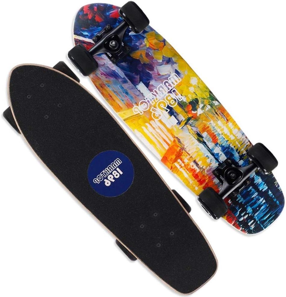 Skateboard Street Board Straat Cruisen U-vormige Dubbel-kromme 229 cm Breed Magic City