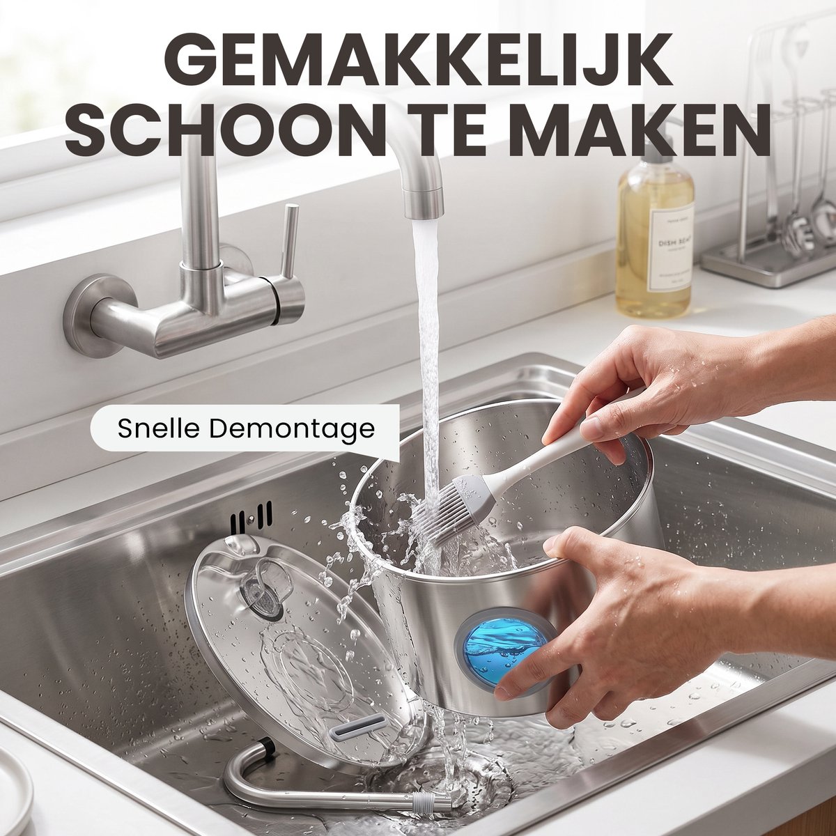 Petsy Drinkfontein kat RVS luxe - Hond thumbnail 4