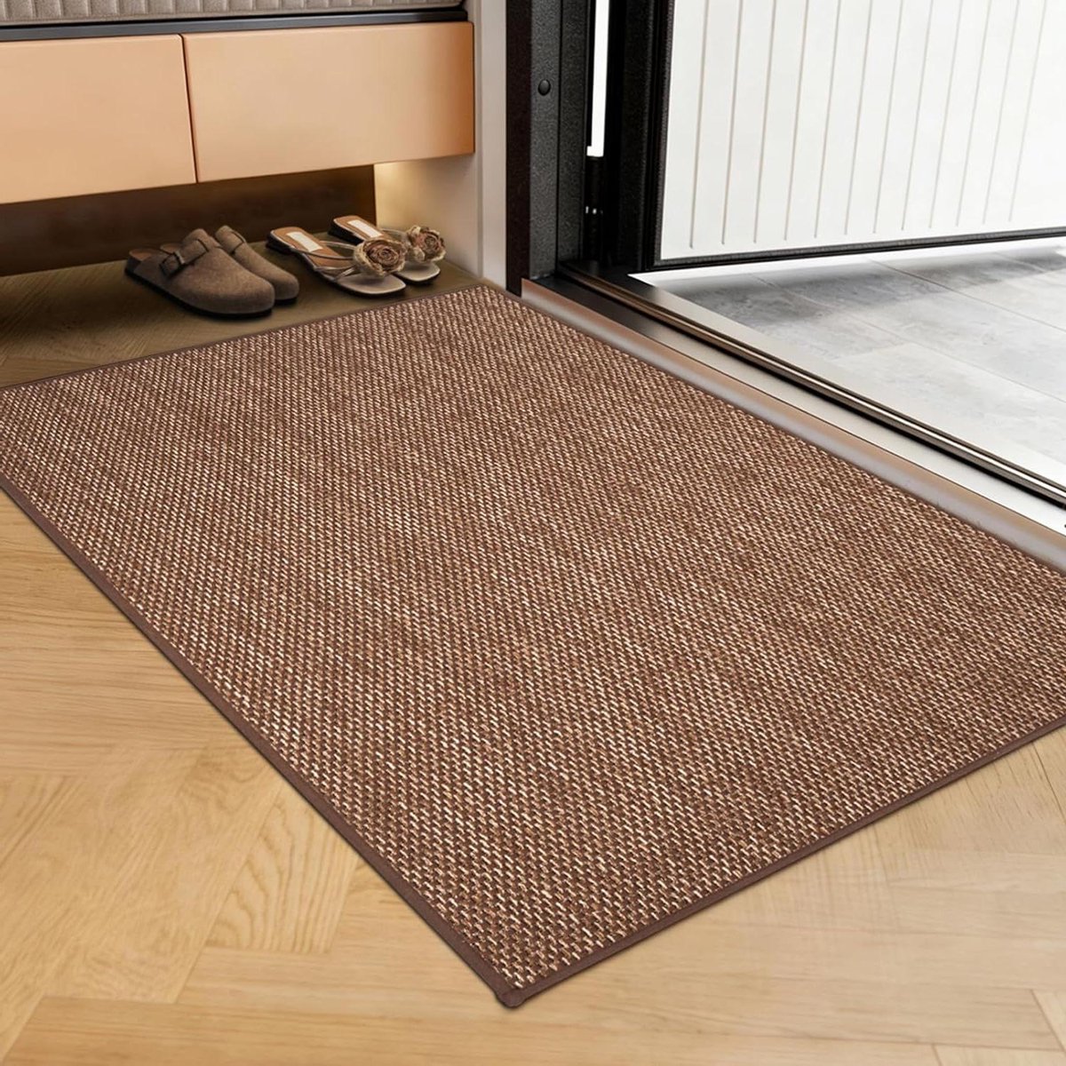 Binnendeurmat - Entree mat Voordeurmat - Vuil Vangen - Minimaal Vouwontwerp - 82 x 122 cm