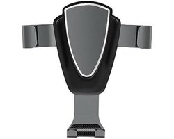 Telefoonhouder Auto voor VW Golf 8 (VIII) CD I 2019-2024, Zwaartekracht Smartphone Houder Ventilatie met Verbeterde Haak-Clip,Grey