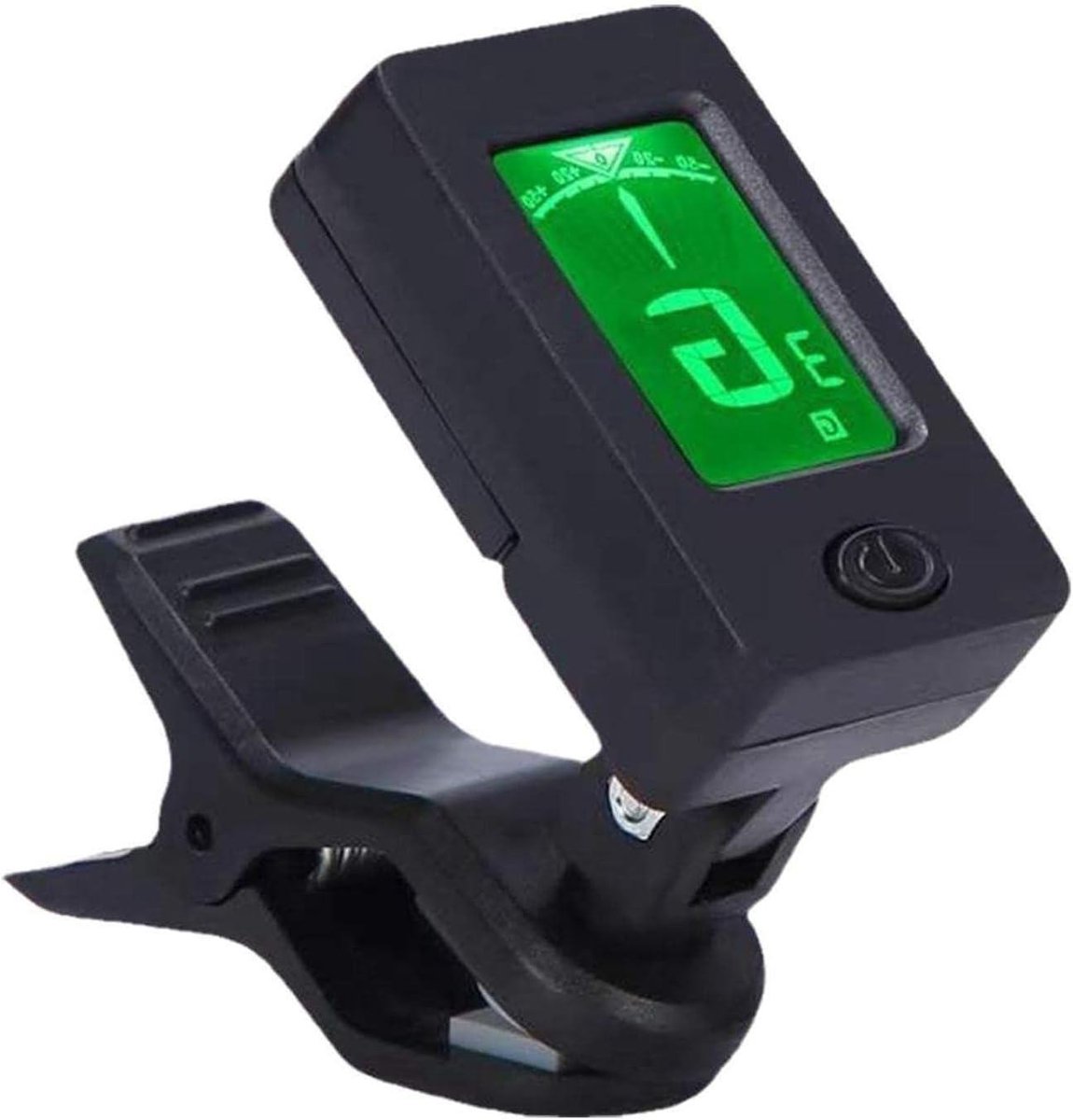 Clip Tuner Gitaar - Stemapparaat Ukelele - Instrumenten Stemmen - Trillingsherkenning - 4.5 x 4 x 2.4 cm - Meerkleurig