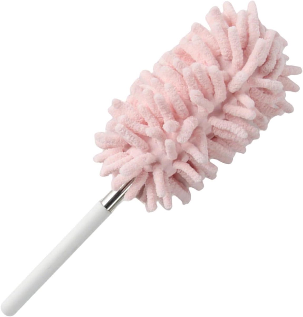 Auto Stofborstel - Reinigingsborstel Exterieur - Voertuig Onderhoud - Krasvrij Reinigen - 31-72 cm - Roze