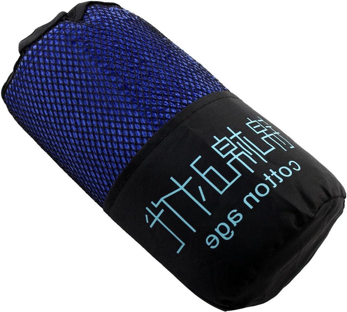 Sneldrogende Handdoek - Reishanddoek Sportdoek - Outdoor Activiteiten - Super Absorberend Lichtgewicht - 110 x 32 cm - Blauw