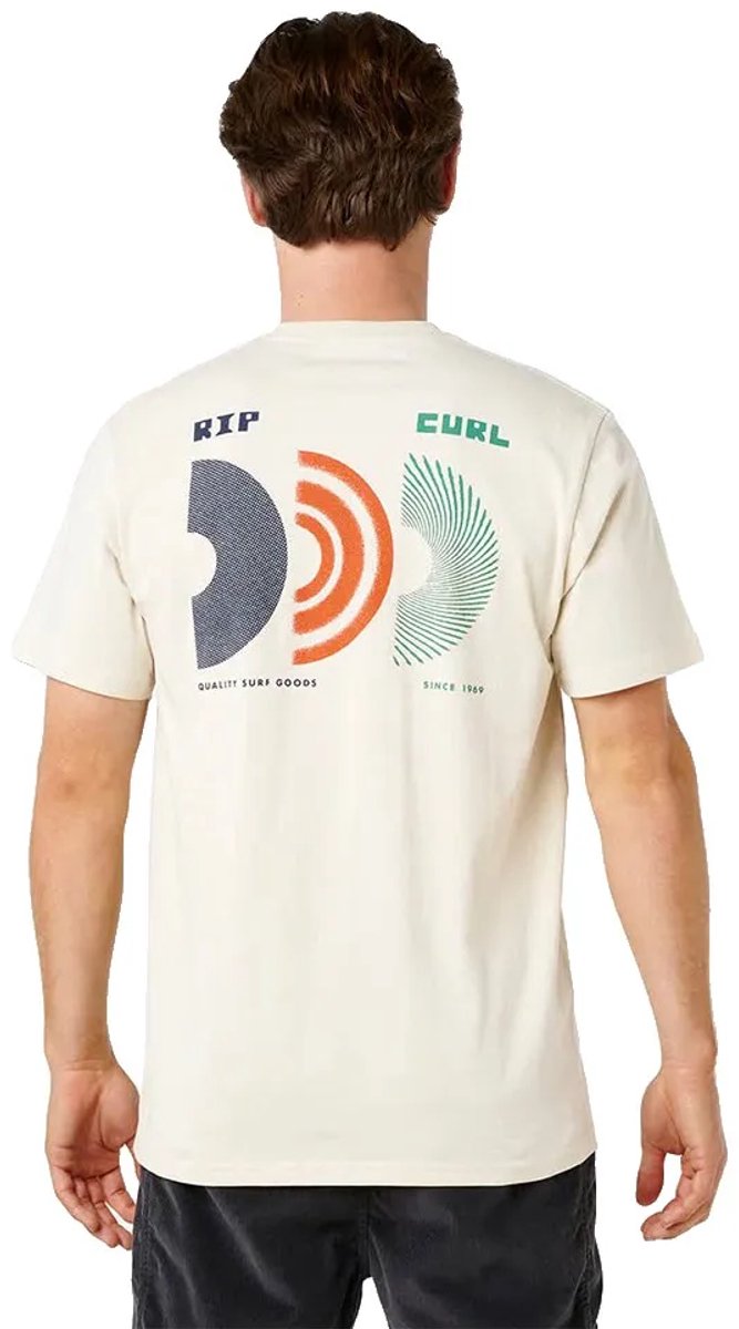 Rip Curl Aots Rising T-shirt Met Korte Mouwen S Man Wit