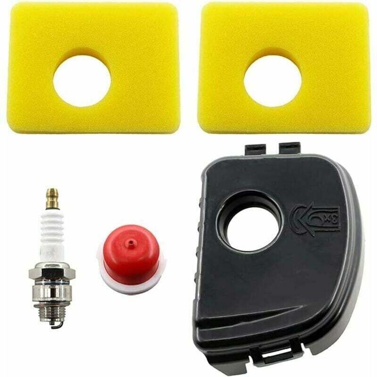 Luchtfilterkappen geschikt voor Briggs & Stratton 300e, 450e en 550e motoren – prestatieverbetering – geschikt voor onderdeelnummers 595660, 594281 en 799579 - 09P702