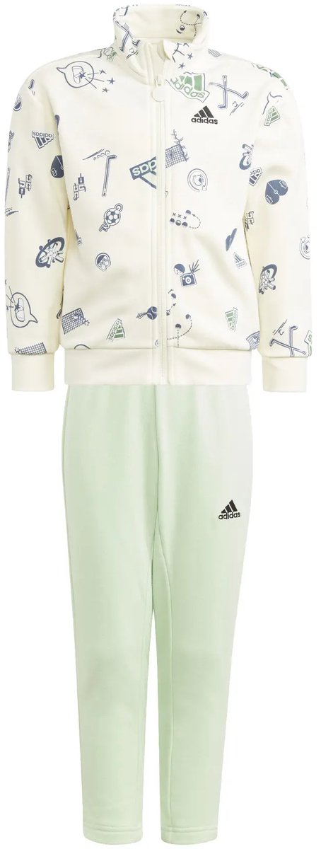 Kinder trainingspak adidas Little Kids Brand Love Wit