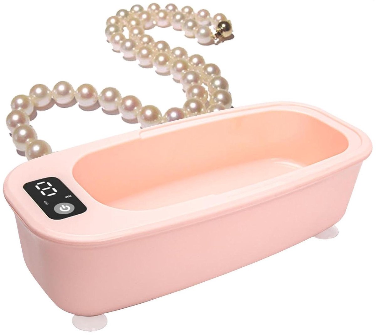 Ultrasone Reiniger - Sieraden & Brillen - Diepe Schoonmaak - Geluidsarm Ontwerp - 22.5 cm - Wit