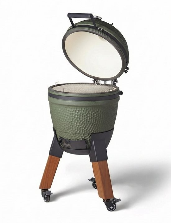 Moddern - Green Original - aluminium hout-look poten met wielen met rem - 8 tot 12 personen van Merkloos — afbeelding 2