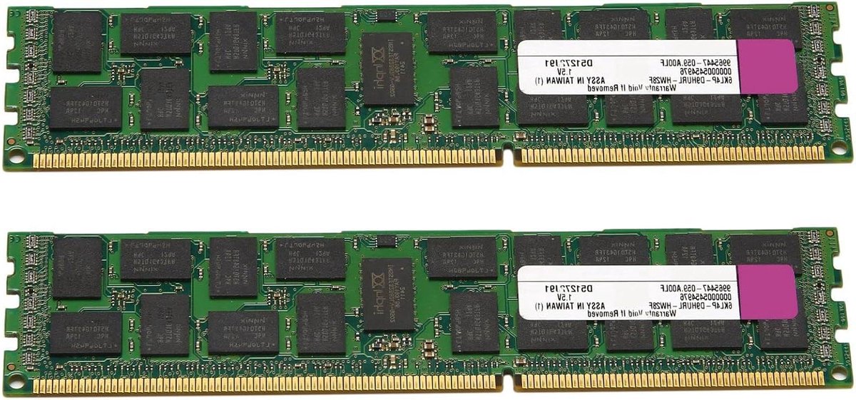 RAM-geheugen - Desktop geheugen - Computer Upgrade - DDR3 1333 MHz - 2 x 4 GB - Groen