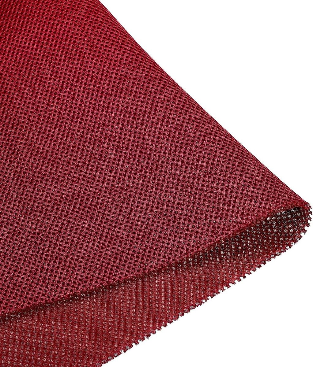 Luidsprekerdoek - Speakerstof Netstof - Luidsprekers Repareren - Beschermend Stof - 40x55 cm - Rood
