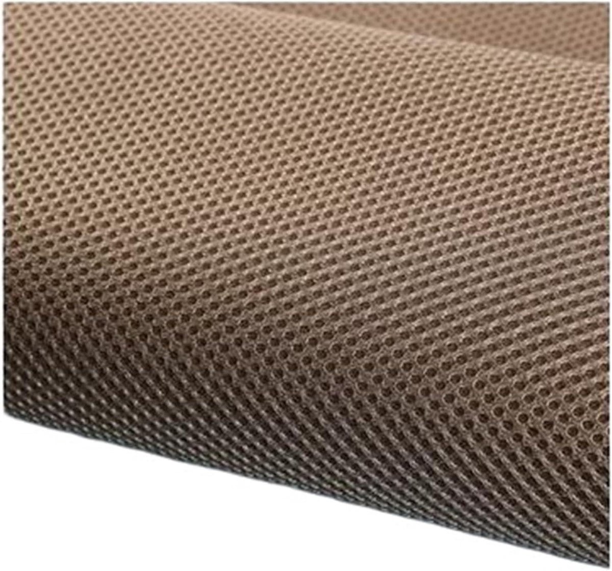 Luidsprekerdoek - Speakerstof Bescherming - Apparatuur Beschermen - Akoestisch Transparant - 155 cm breed - Khaki