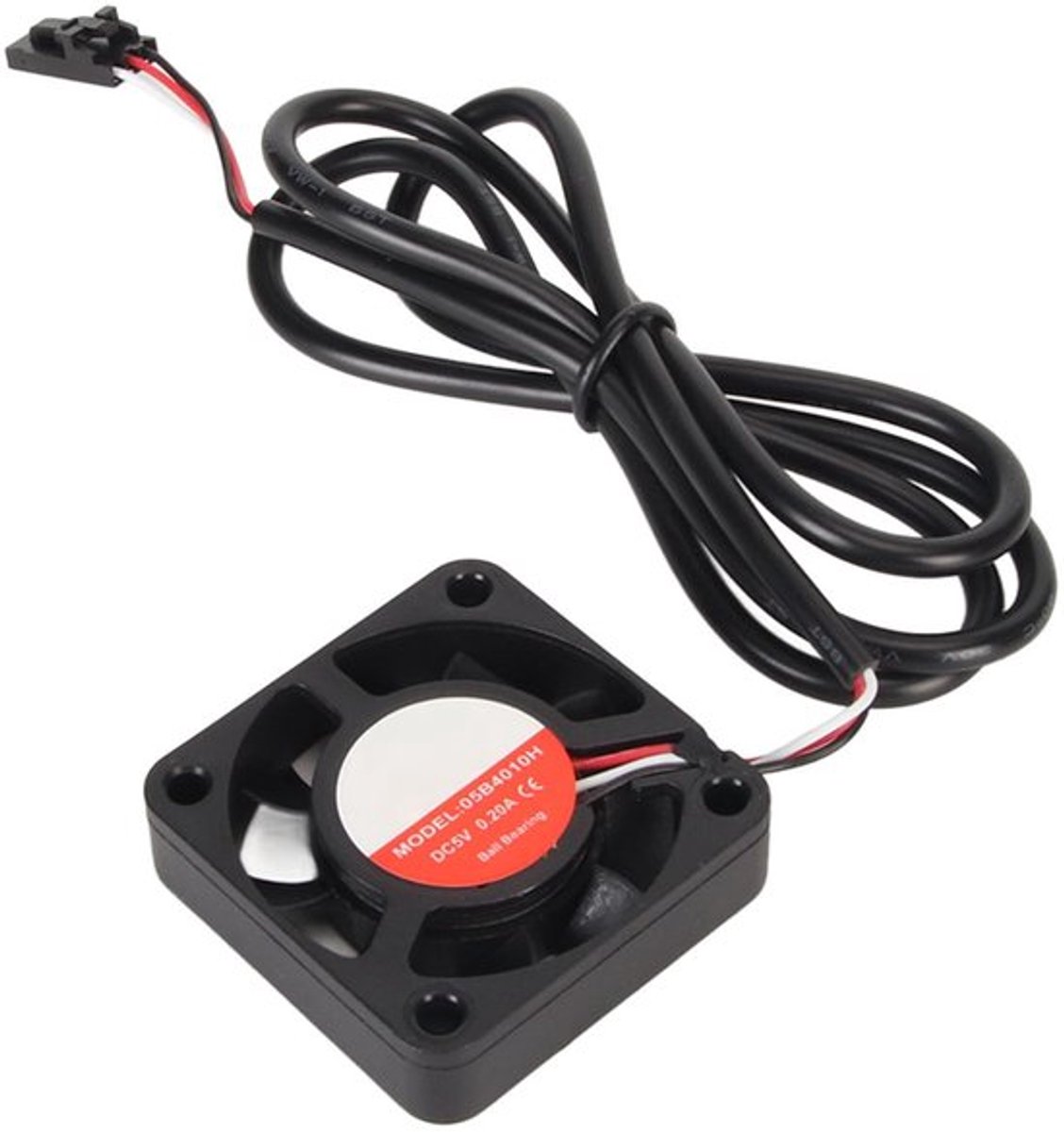 3D Printer Koelventilator, 4010 40X40X10mm Dual Ball Koelventilator, Hydraulisch Lager Borstelloze DC Koelventilatoren voor Prusa I3 MK3, MK3S, 6800rpm Snelheid, Effectieve Roller