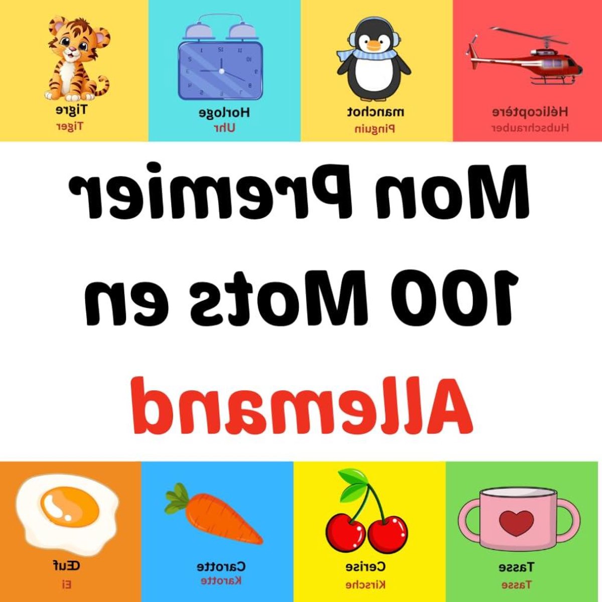Kinder Woordenboek - Prentenboek Leren - Woordenschat Opbouwen - 100 Levendige Woorden - 29 Pagina's - Full Color