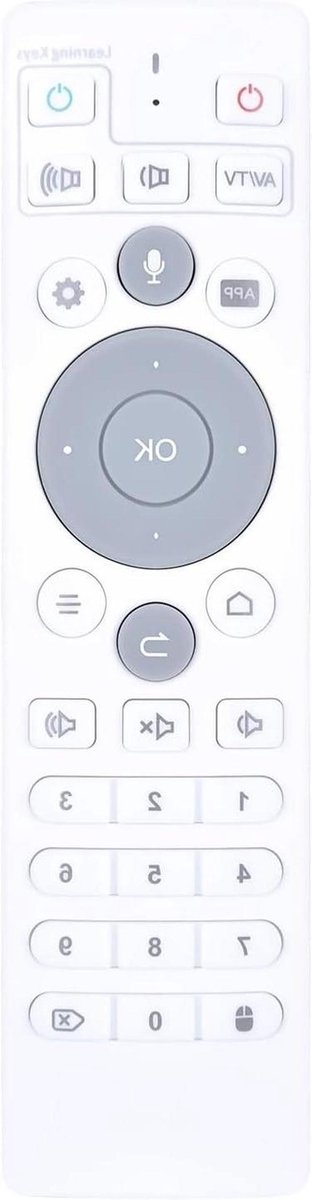 Afstandsbediening - Afstandsbediening - Media Streamer - Audio/Video Spelers - 1 cm - Zwart