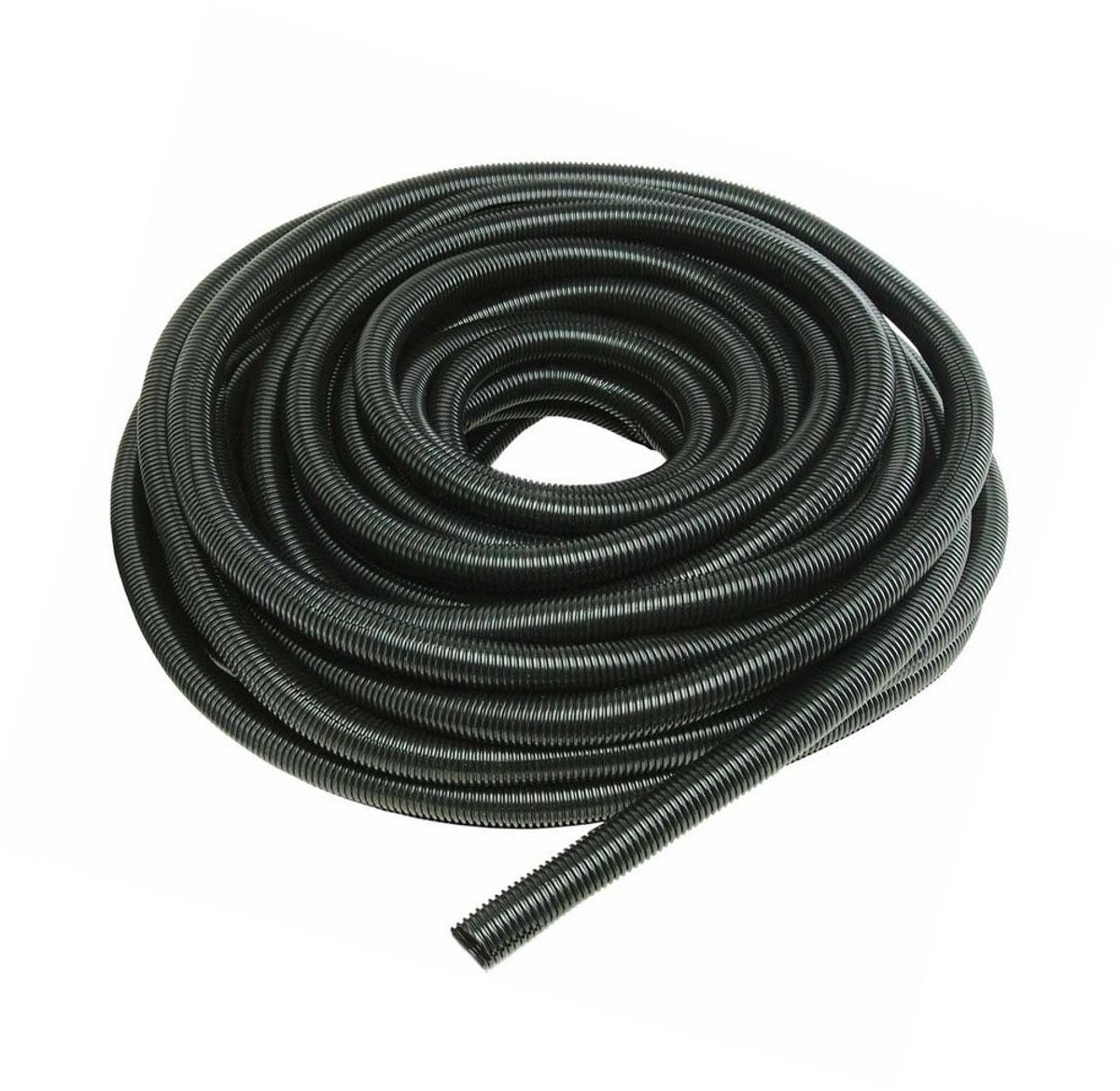 Solidchoice - Dailygoody - Flexibele Ribbelbuis - Kabelbescherming - Ideaal voor Kabelmanagement - Diameter 21mm - Gespleten Buis - 6 Meter Lengte - Voor Draadorgan