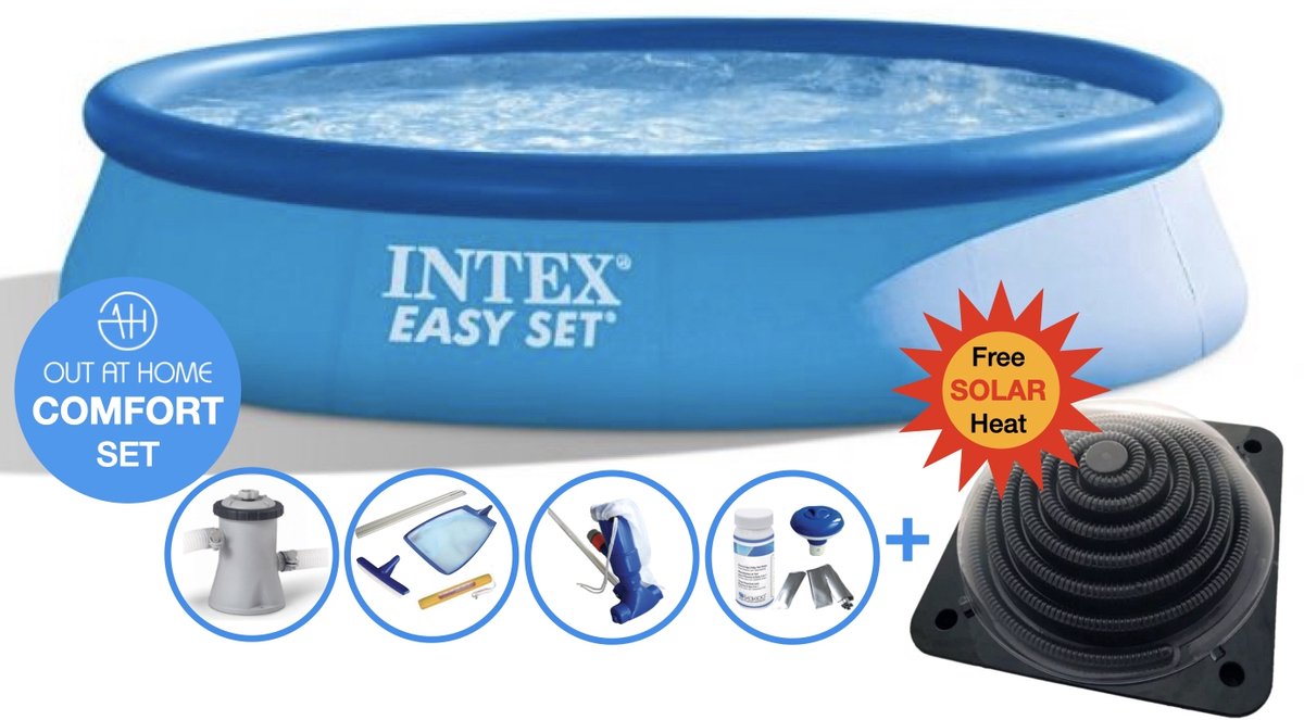 Ø 396 x 84 cm Intex Easy Set COMFORT zwembad set - rond