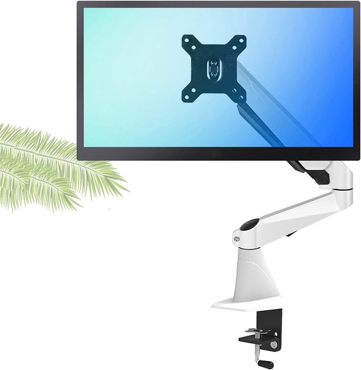 Monitor Arm - Schermhouder - Ergonomisch Werken - Volledig Dynamisch - 15-27 Inch - Wit