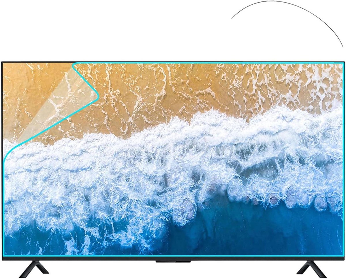 TV Schermbeschermer - Matte Folie - Verbeterd Kijkcomfort - Blauwlichtfilter - 32-55 inch - Mat
