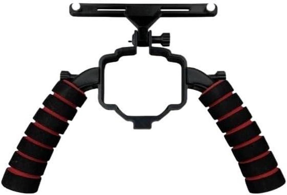 Drone Stabilisator Beugel - Gimbal Houder - Vlucht Opnames - Dubbele Handheld - 1x1x1 cm - Zwart