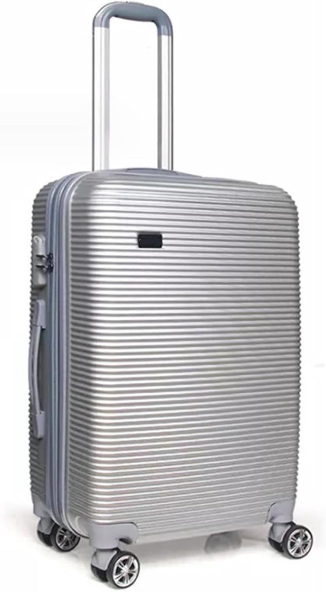 Reis Koffer - Bagage Trolley - Zakenreis - Lichtgewicht ABS - 70 cm - Zwart