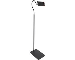 Tablet Vloerstandaard - Tablethouder Bed - Online Leren - 360 Graden Rotatie - Tot 11 Inch - Zilver