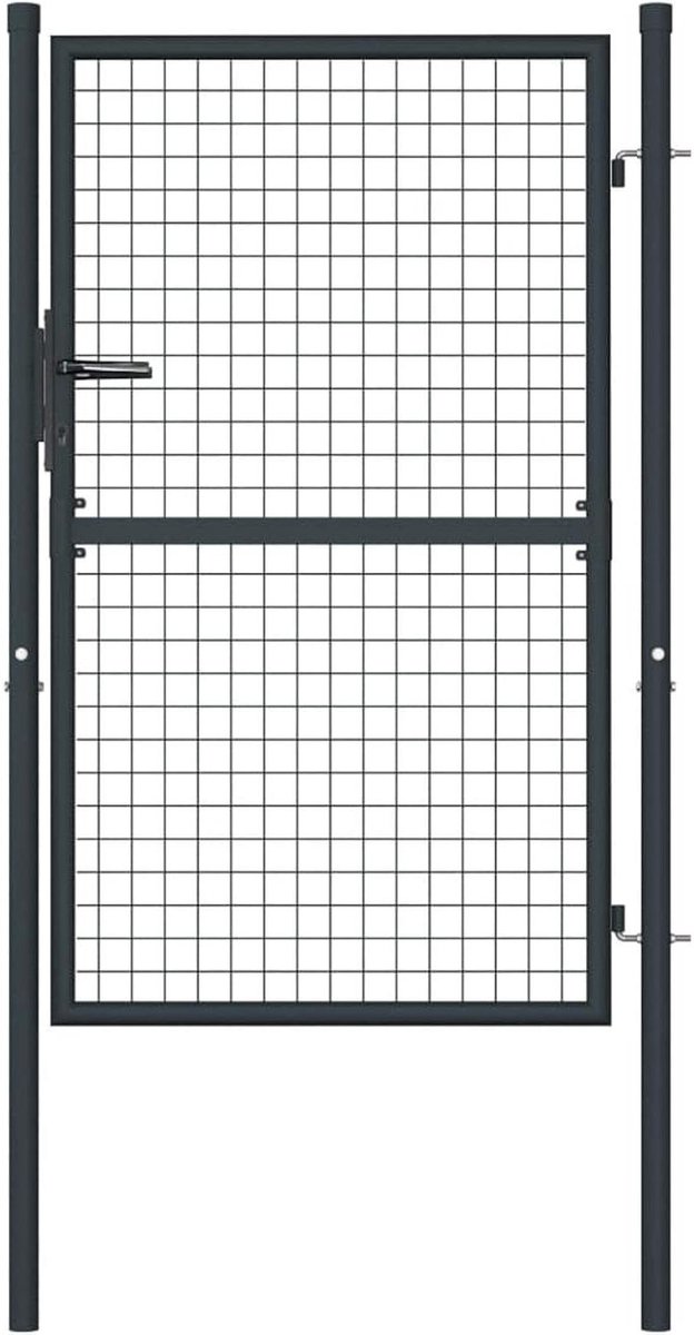 Tuinpoort Staal - Buitenpoort Entree - Terras Afscheiden - Roestwerend Poedercoat - 100 x 