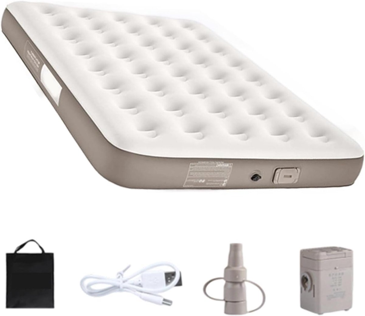 Draagbaar Luchtbed - Kampeer Matras - Outdoor Ontspanning - Snelle Inflatie - Tot 900 Lbs - Dubbel Model