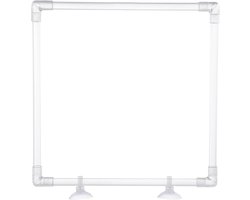 Voederring Aquarium - Vis Voerring - Vis Voeren - Drijvend Ontwerp - 21x21 cm - Transparant