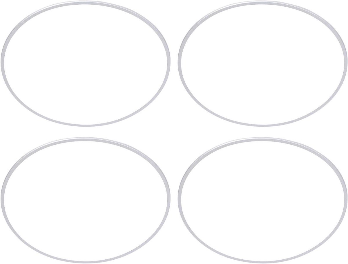 Velgbescherming Set - Trim Ring - Voertuig Beschermen - Krasbestendig Aluminium - 19 Inch - Zilver