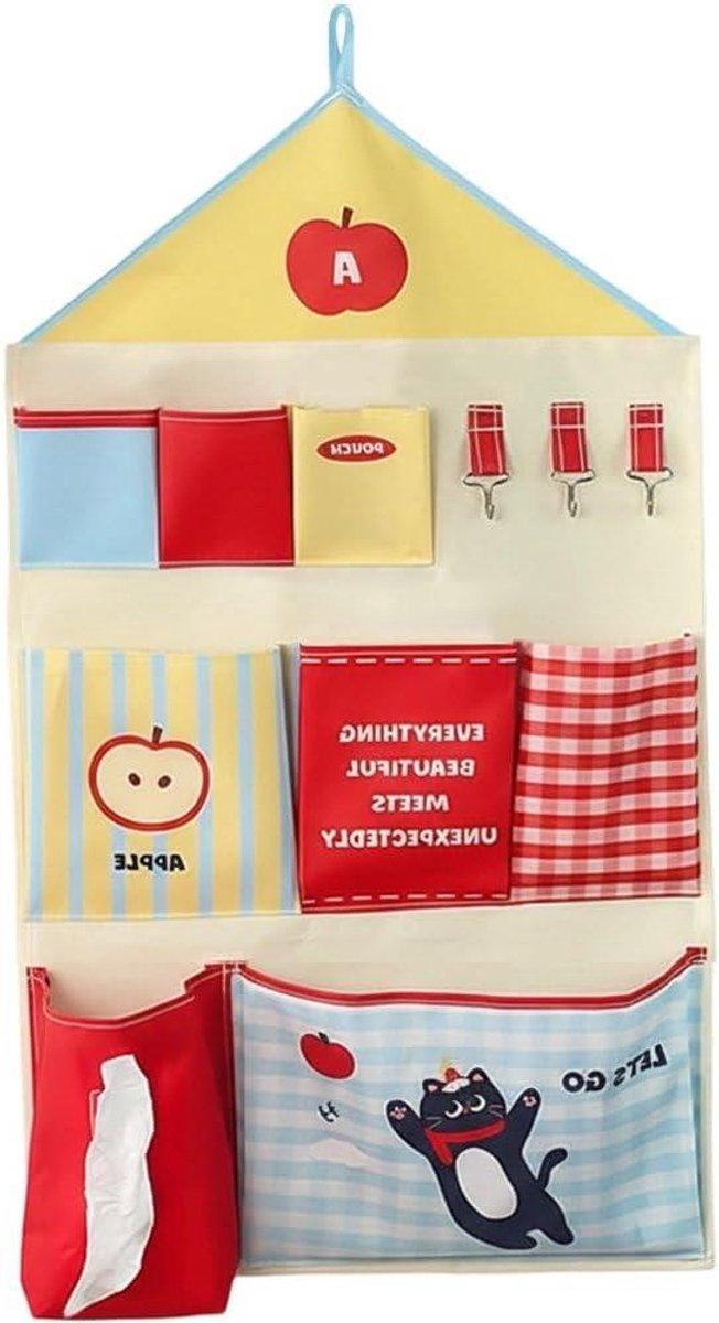 Hangende opbergtas - Wandorganizer - Ruimte besparen - Waterdichte stof - 43 x 58 cm - Grijs