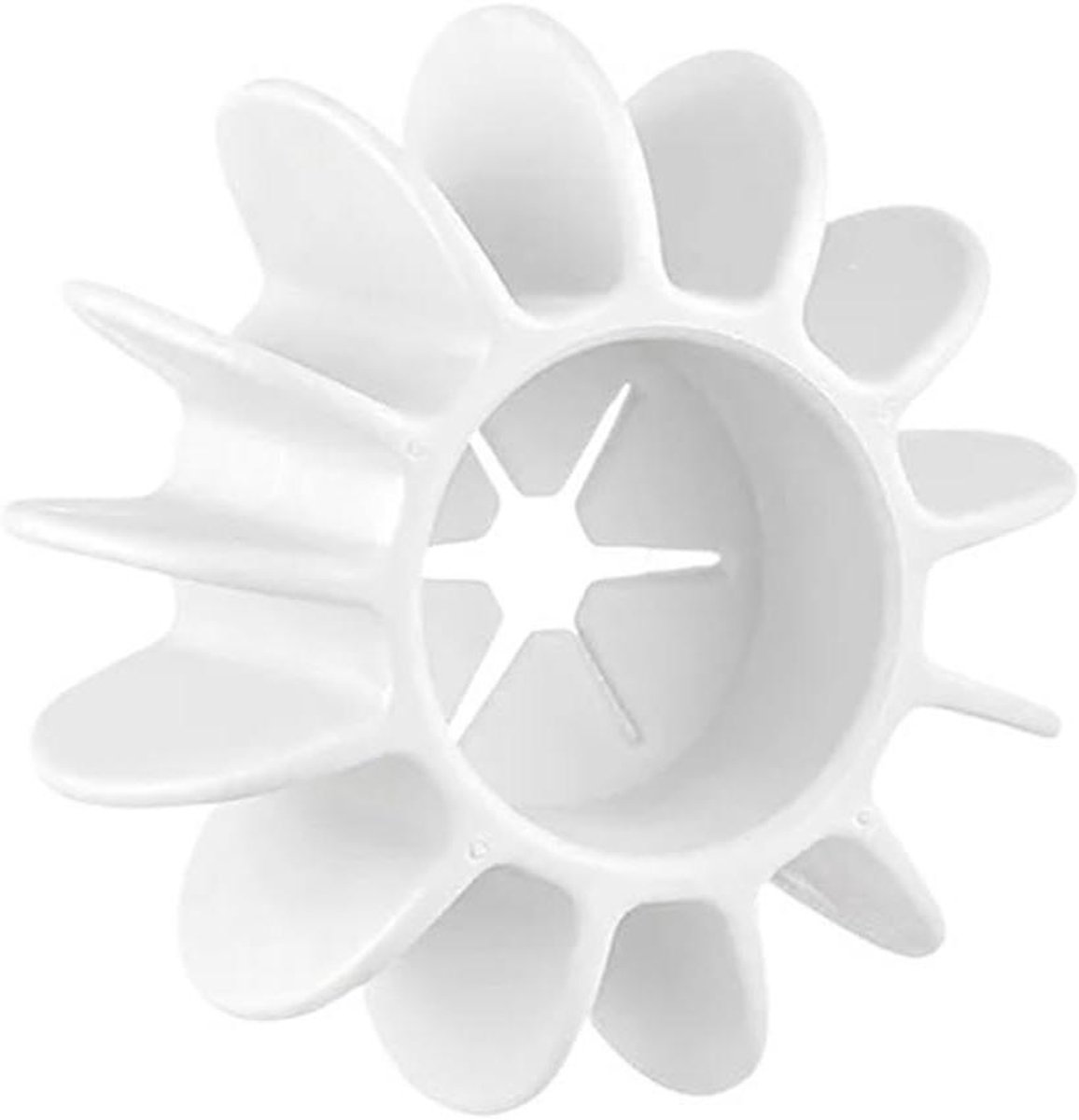 Wasbal Haarverwijderaar - Kleding Reiniger - Dierenhaar Verwijderen - Herbruikbaar Siliconenmateriaal - 65 cm Diameter - Wit