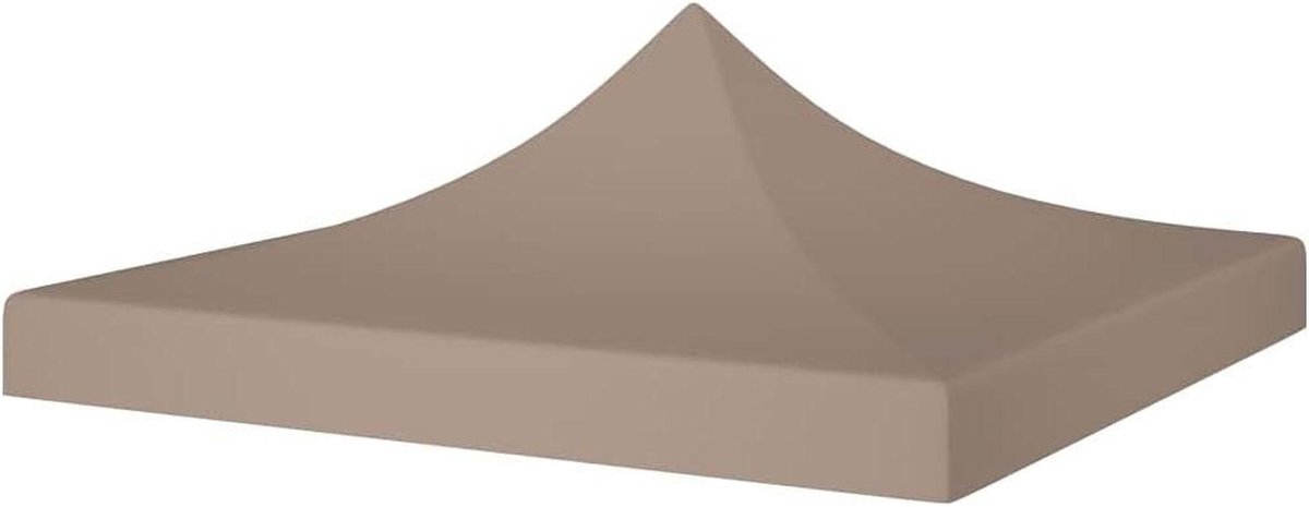 Partytent Dak - Tent Overkapping - Feest Beschermen - Waterdicht Oxford Materiaal - 2x2 Meter - Taupe