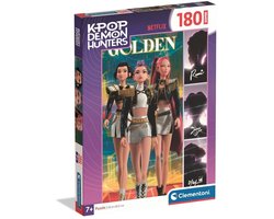 K-Pop Demon Hunters Puzzel 180 Stukjes van Clementoni Supercolor - Kpop Huntrix Legpuzzel - K Pop Cadeau voor Kinderen vanaf 6 Jaar